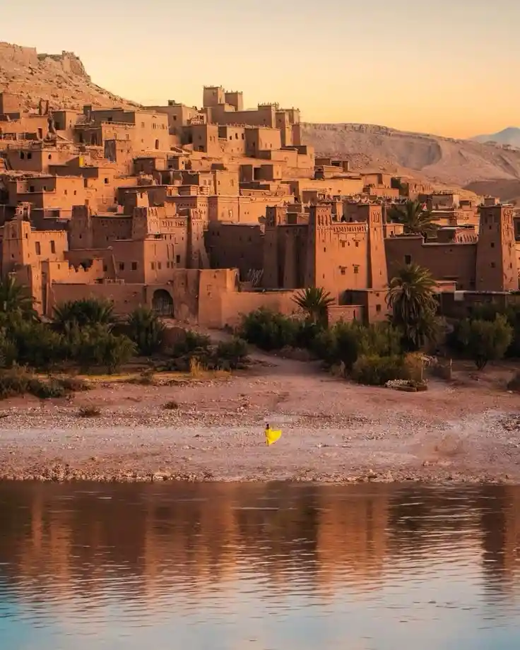 Erg Chebbi dunes at sunset on the 3-day Marrakech to Fes desert crossing